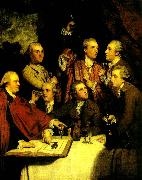 Sir Joshua Reynolds members of the society of dilettanti Sweden oil painting artist